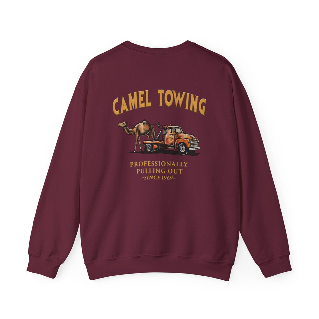Camel Towing Back Crewneck Sweatshirt
