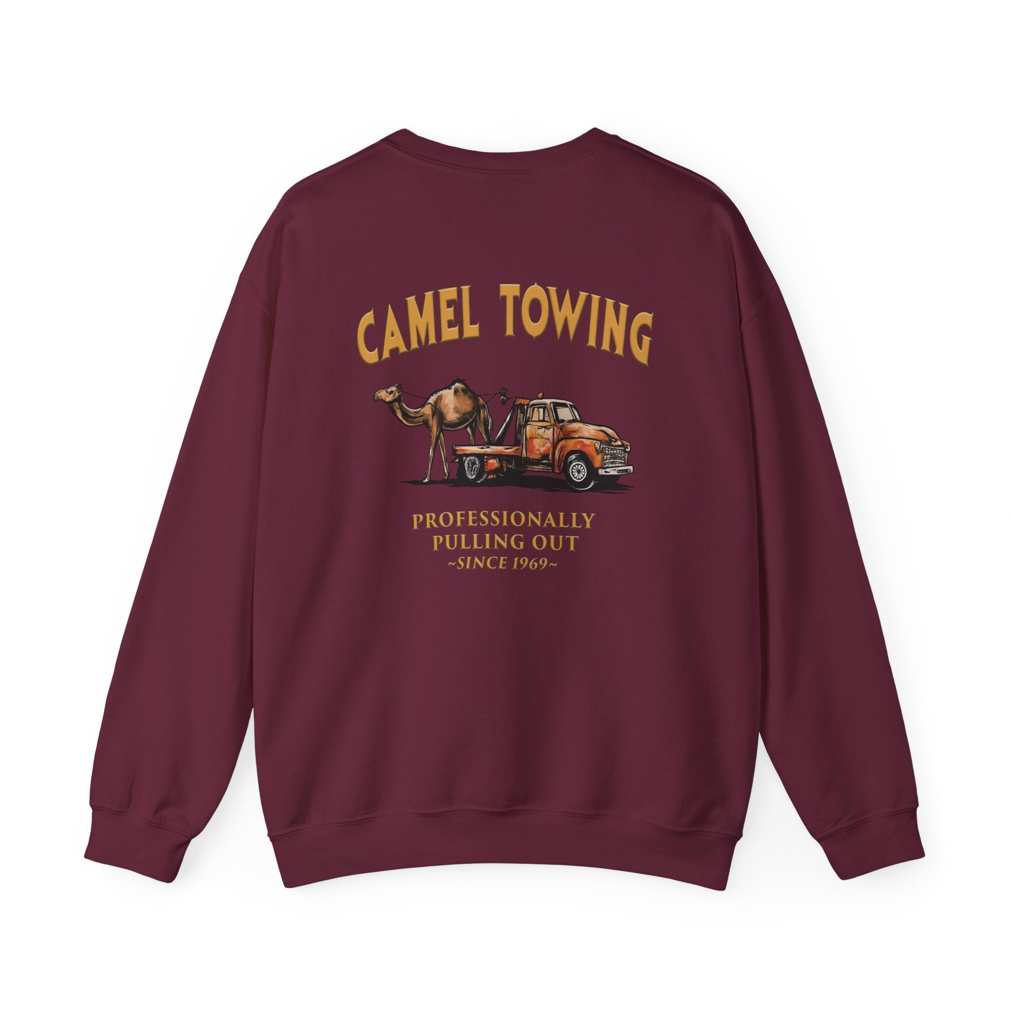 Camel Towing Back Crewneck Sweatshirt