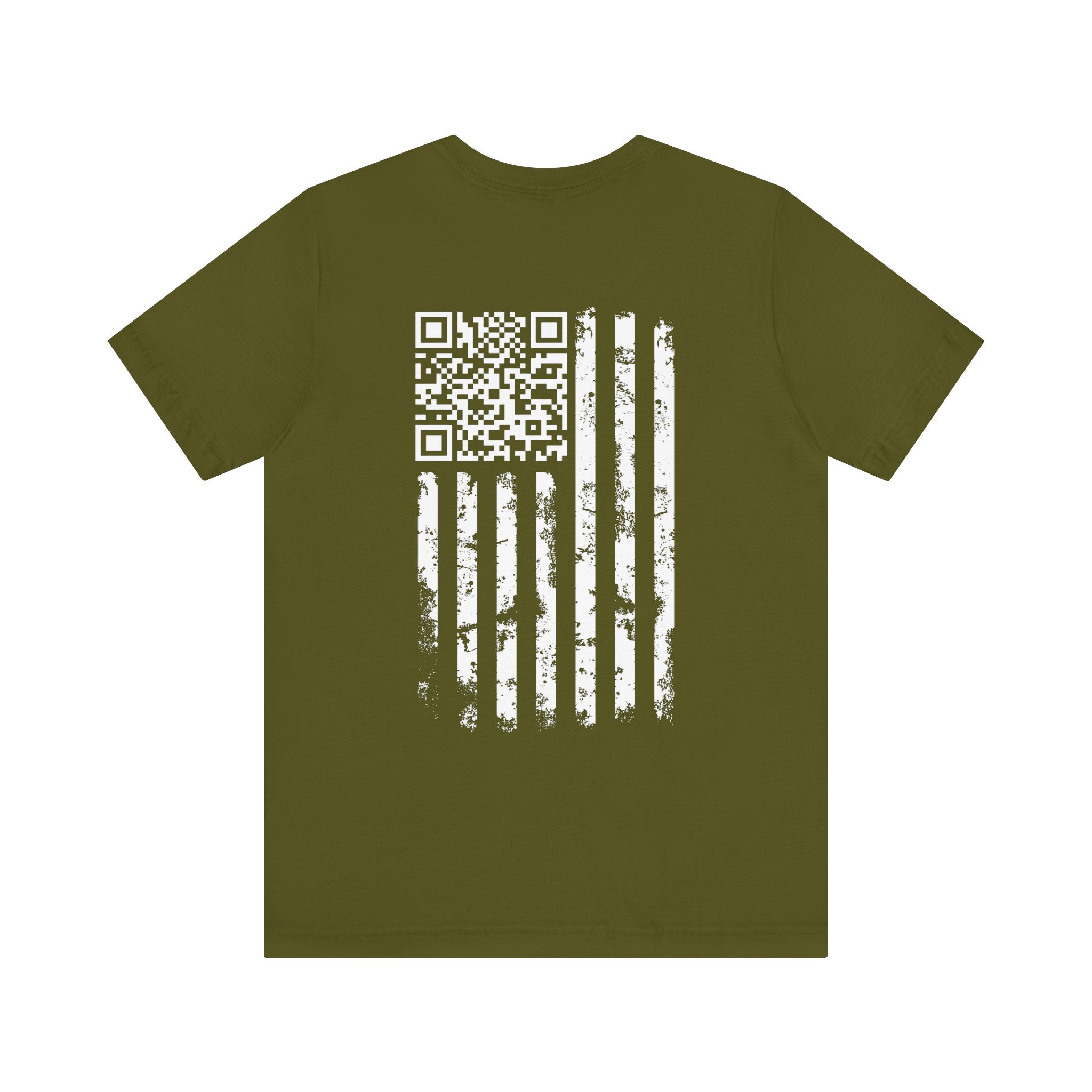 American Flag QR Code T-Shirt