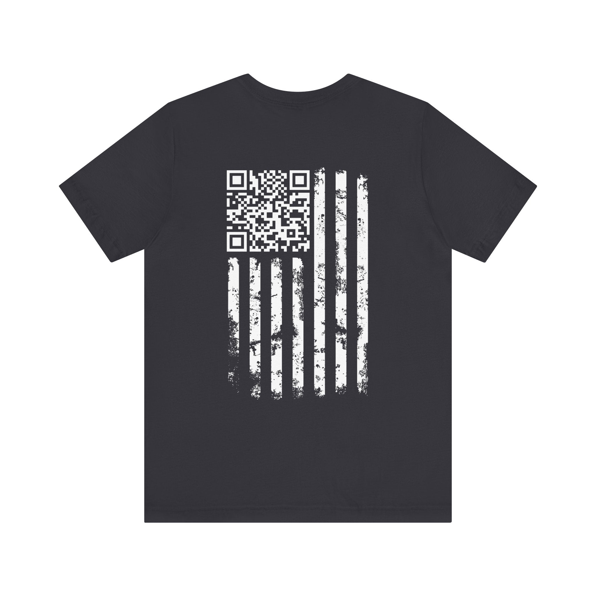 American Flag QR Code T-Shirt