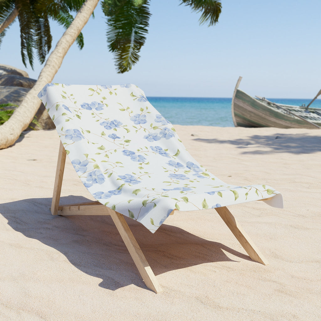Customizable: Floral Beach Towel for Summer, Lightweight Towel, Quick-Dry Towel, Beach Day Essential, Poolside Accessories