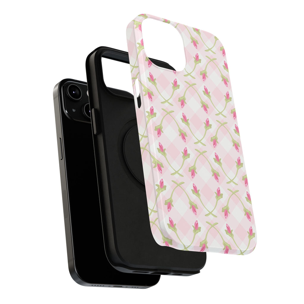 Customizable: Floral Impact-Resistant Phone Case