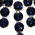 New Round Gem Waterfall Rhinestone Statement Fashion Necklace w Gift Box