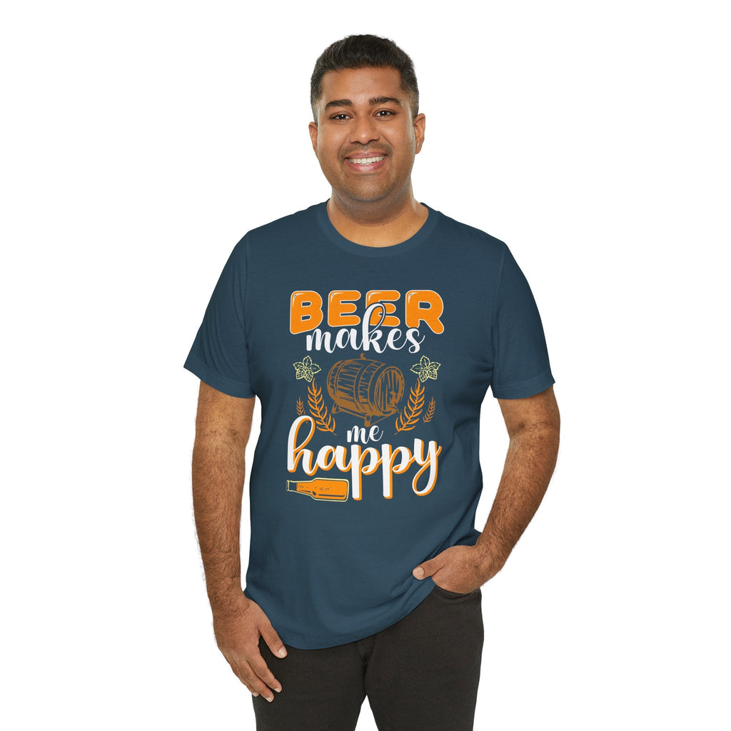 Beer Makes Me Happy T-Shirt
