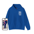 American Flag QR Code Hooded Sweatshirt