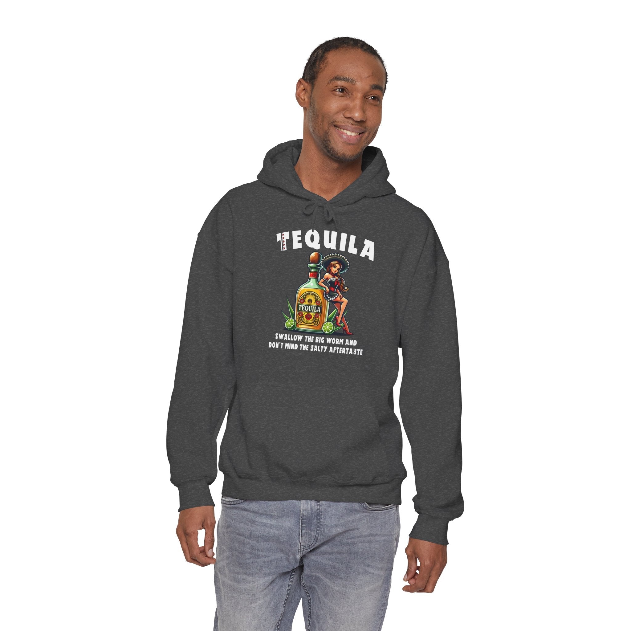 Tequila Swallow The Big Worm Hooded Sweatshirt