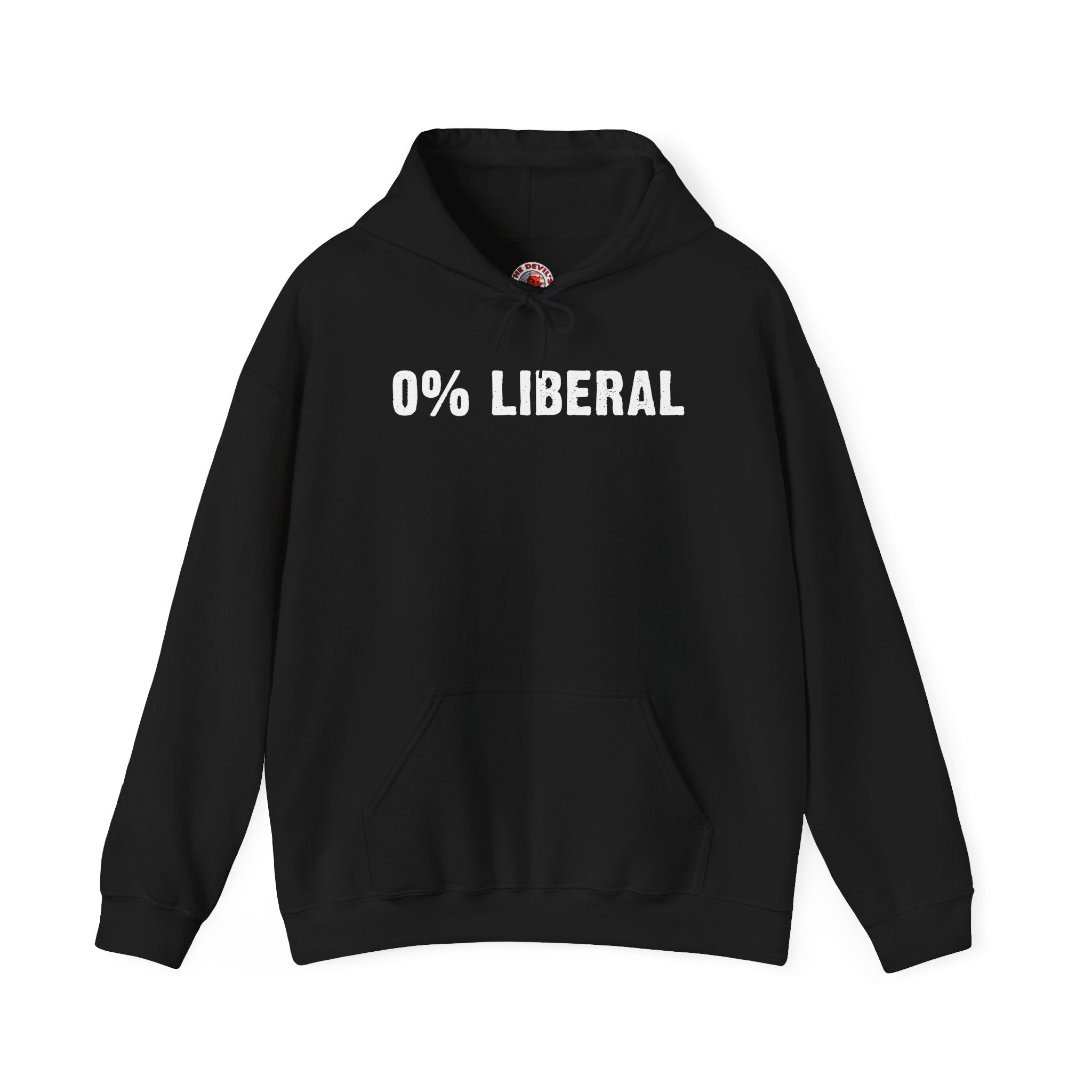 0% Liberal Hooded Sweatshirt