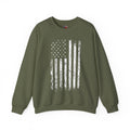 American Grunge Flag Crewneck Sweatshirt
