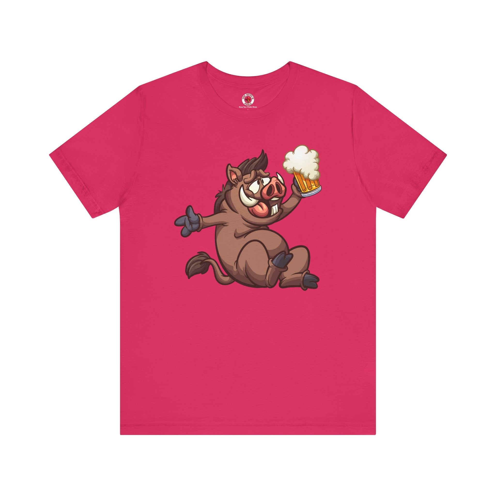 Beer Drinking Boar T-Shirt