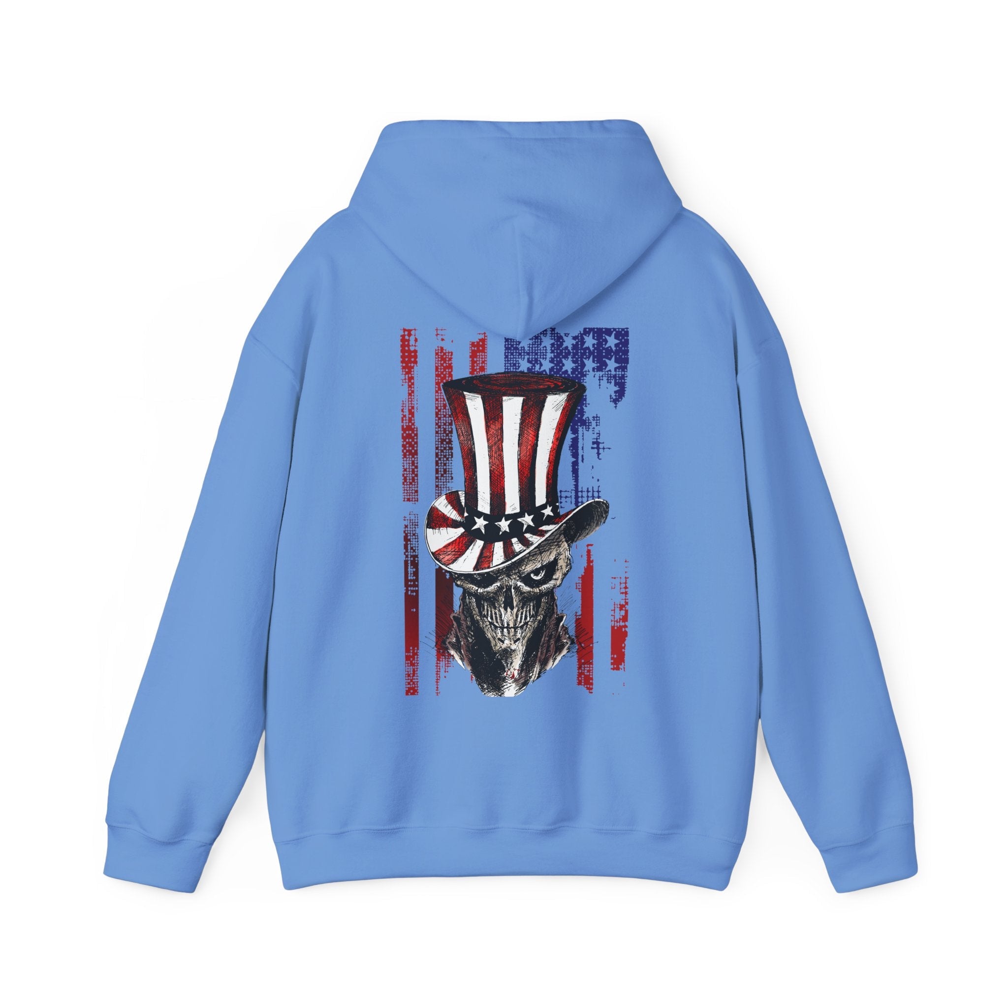 Patriotic Skull Hooded Sweatshirt