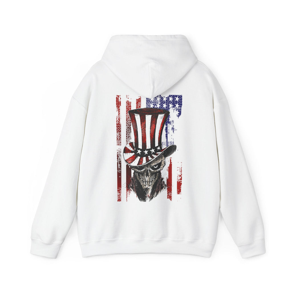 Patriotic Skull Hooded Sweatshirt