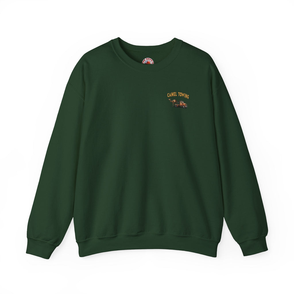 Camel Towing Back Crewneck Sweatshirt
