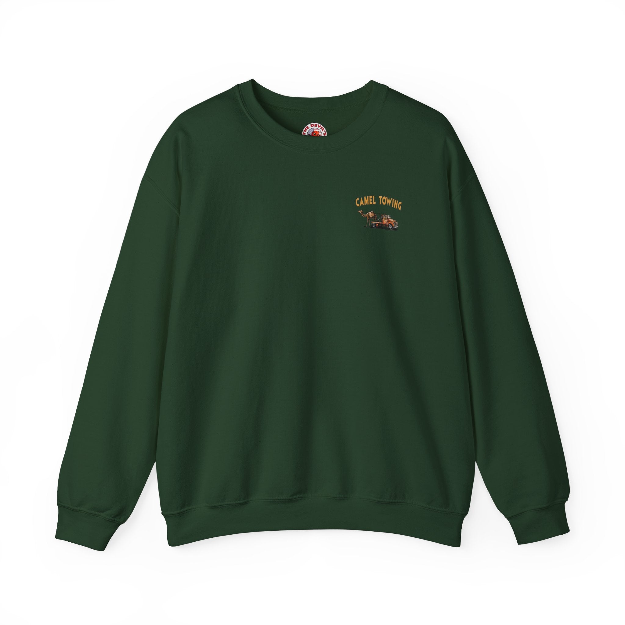 Camel Towing Back Crewneck Sweatshirt