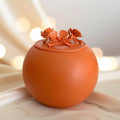 Orchid Urn for Loved ones [Keepsake Size] Handmade - APRICOT
