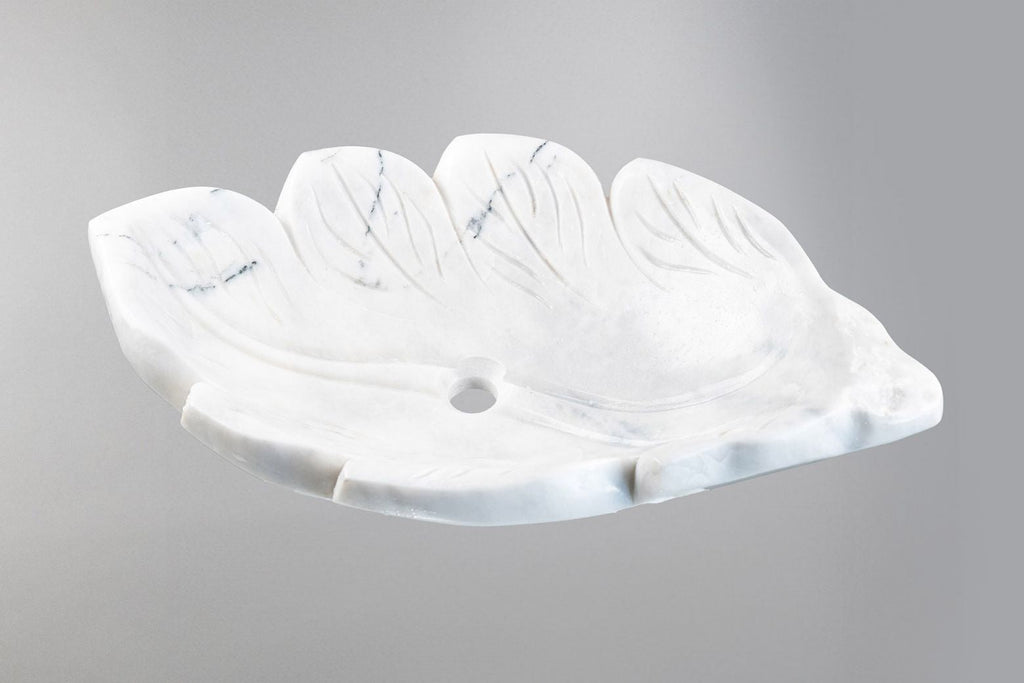 Luxury Marble Vessel Sink – Handcrafted Natural Stone Bathroom Basin, Designer Vanity Bowl
