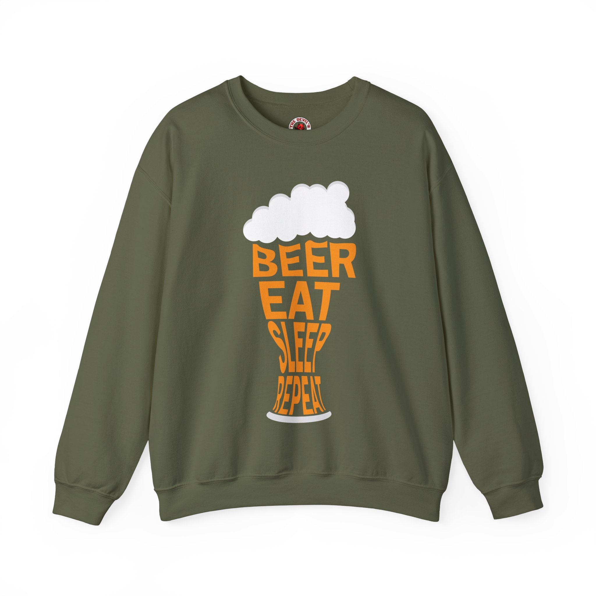 Beer Eat Sleep Repeat Crewneck Sweatshirt