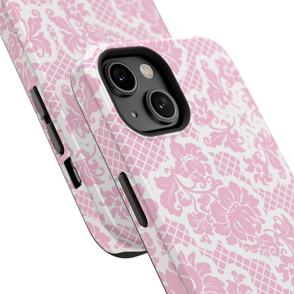 Customizable: Pink Lace Inspired Elegantly Chic Impact-Resistant Case