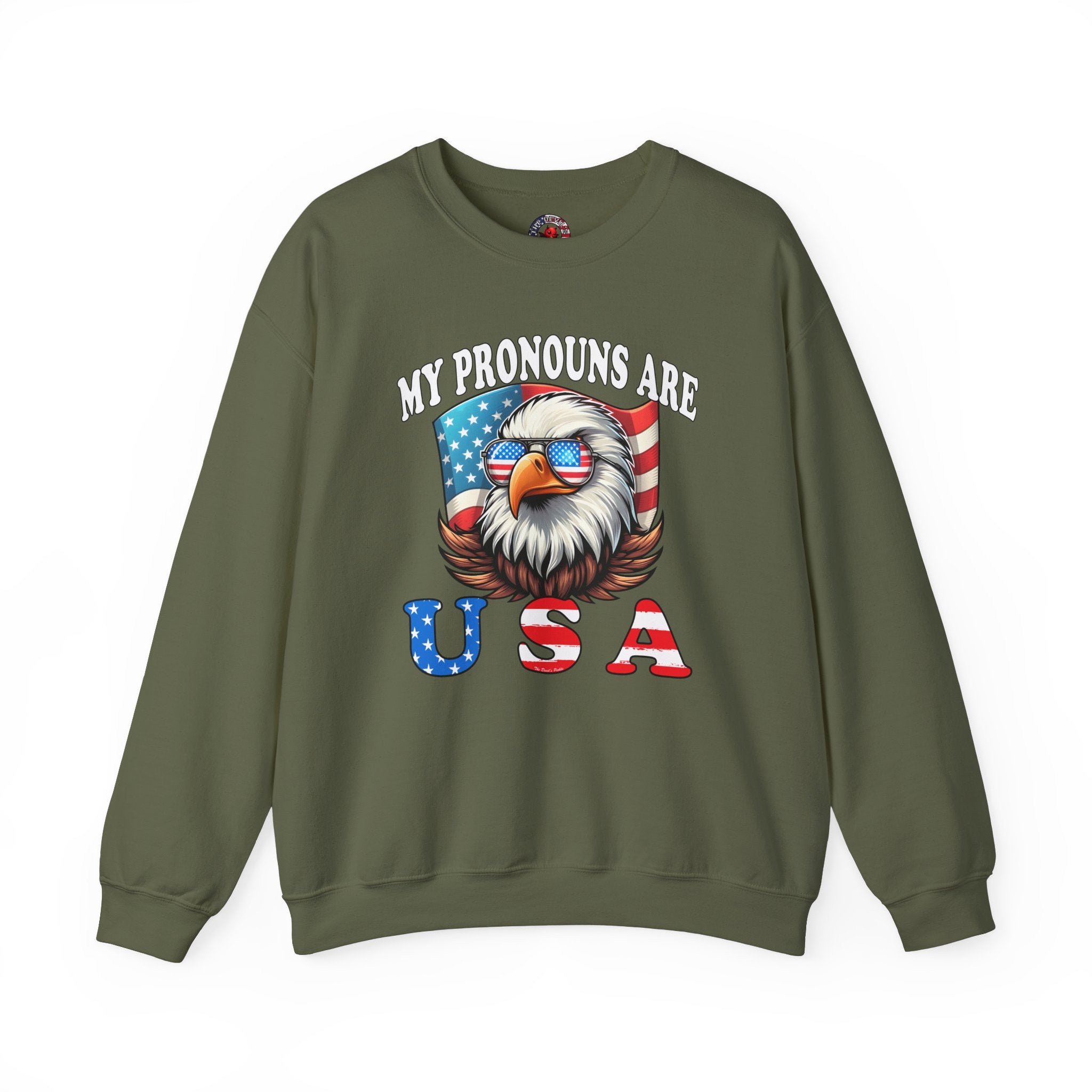My Pronouns Are U.S.A Crewneck Sweatshirt