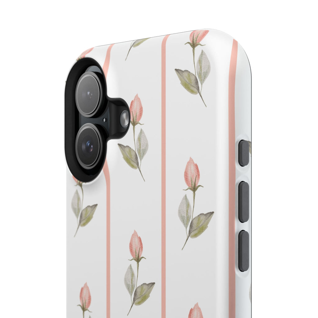 Customizable: Floral Impact-Resistant Phone Case, Chic Phone Cover