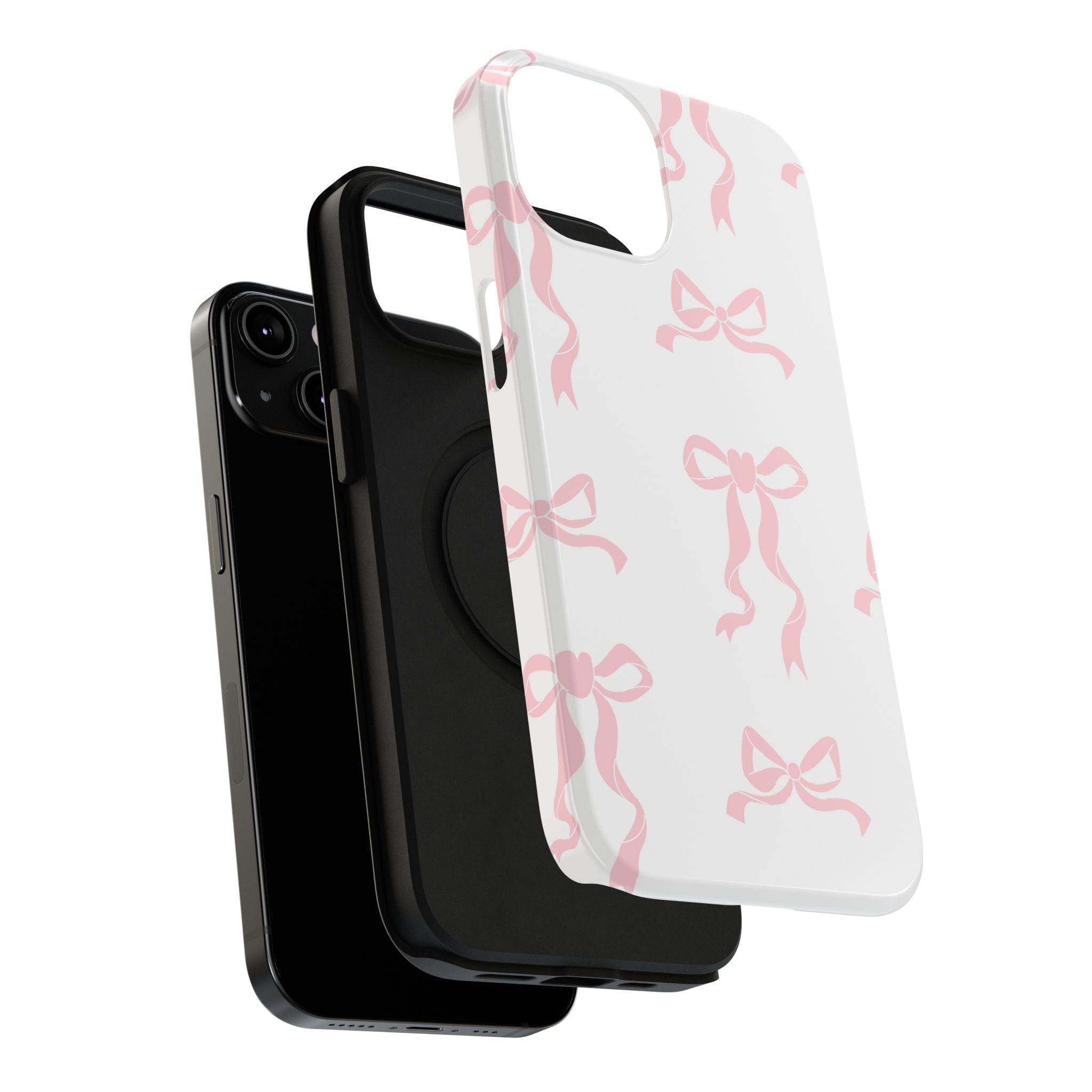 Customizable Cute Bow Pattern Phone Case
