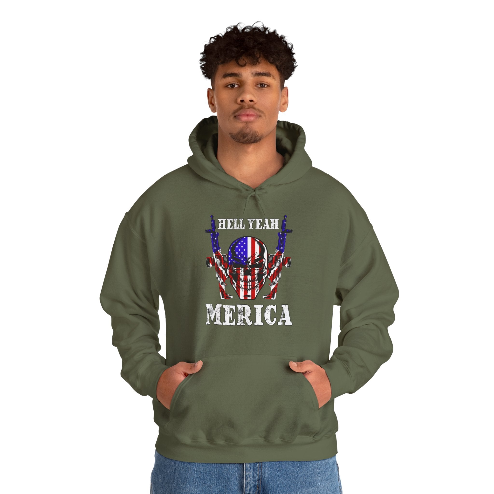 Hell Yeah Merica Hooded Sweatshirt
