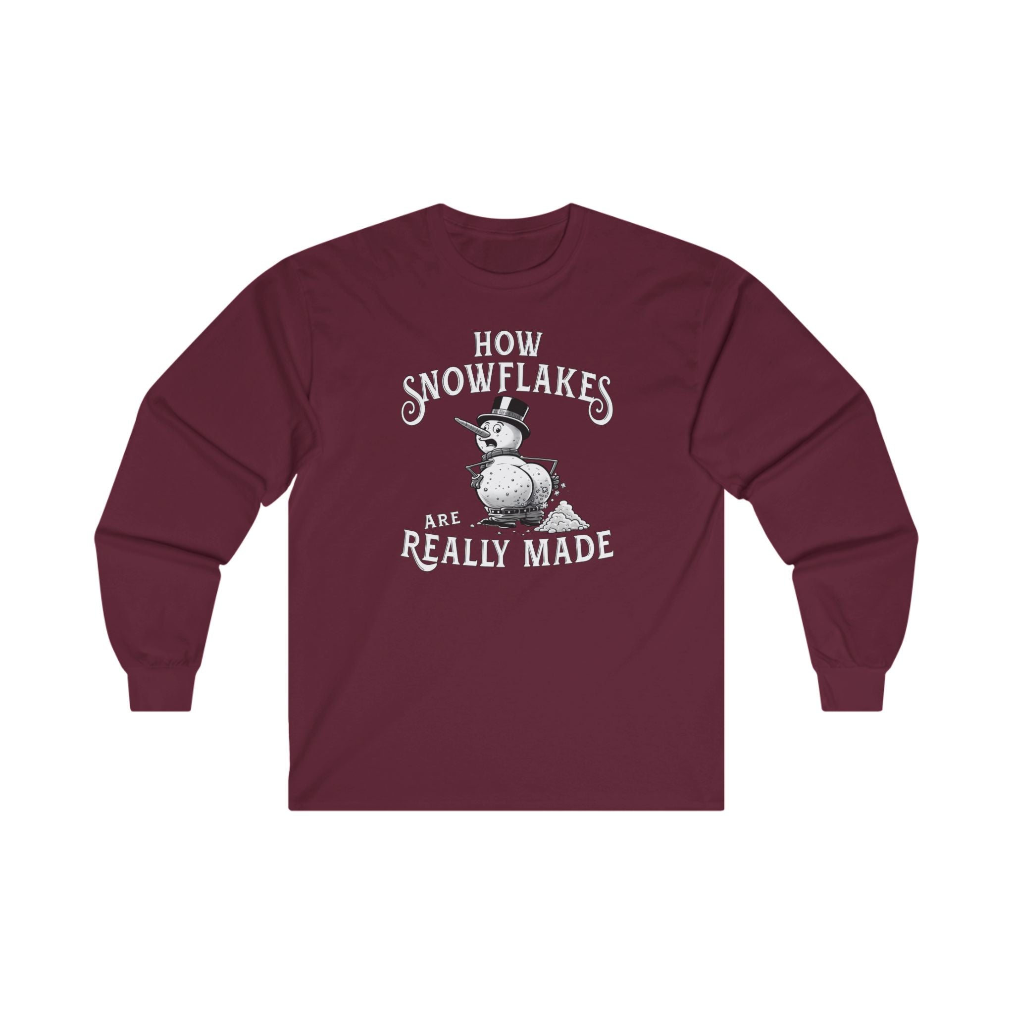 How Snowflakes Are Really Made Long Sleeve Tee