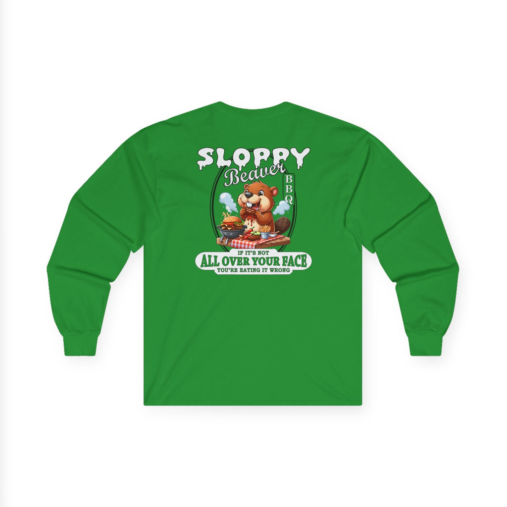 Sloppy Beaver BBQ Back Long Sleeve Tee