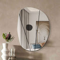 Irregular Wall Mirror – Modern Frameless Asymmetrical Mirror for Bathroom Vanity