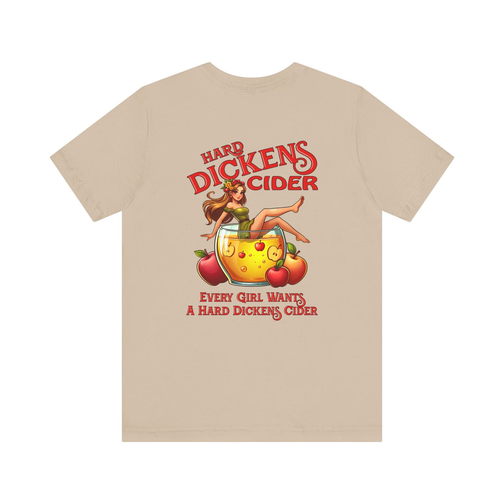 Hard Dickens Cider Front/Back T-Shirt