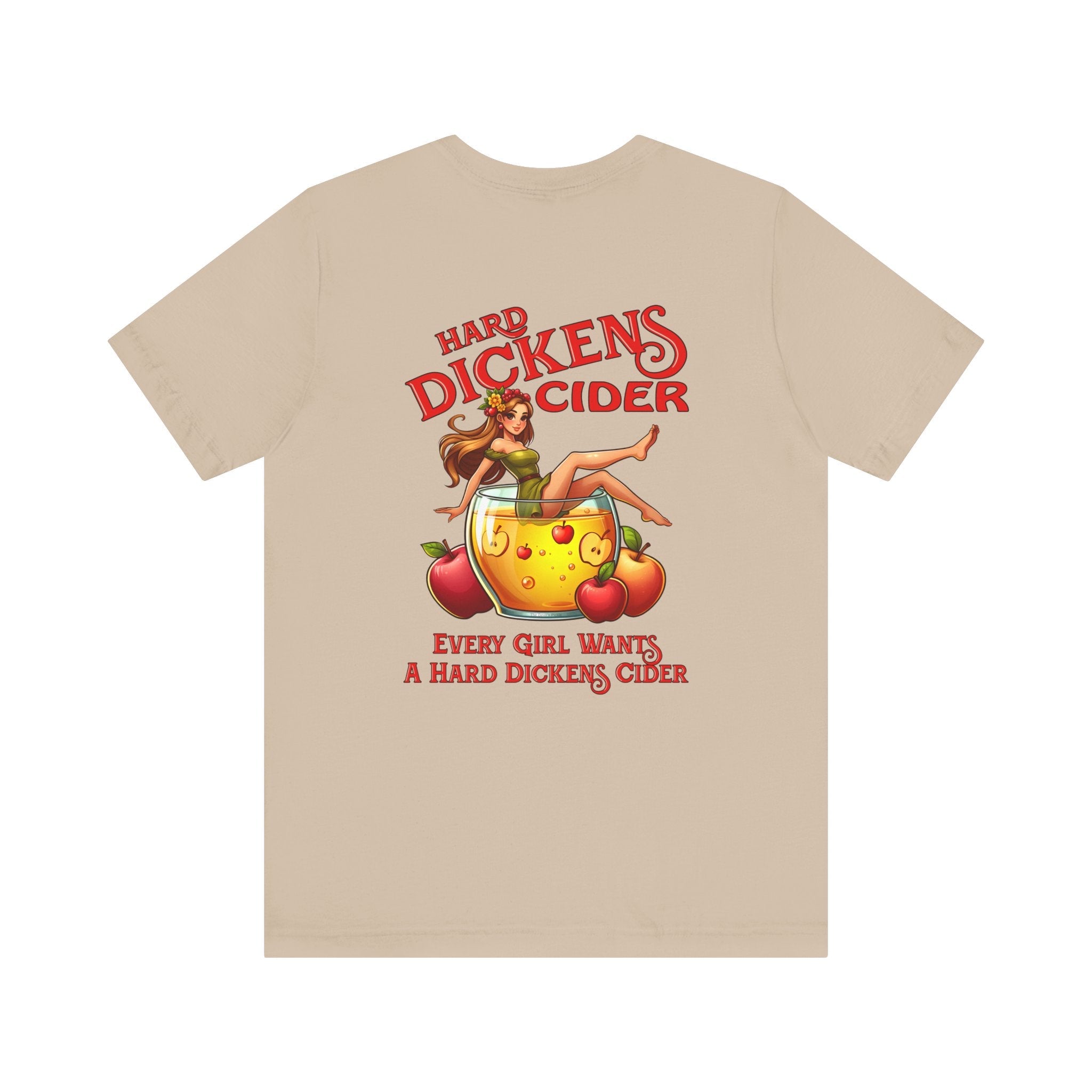 Hard Dickens Cider Front/Back T-Shirt
