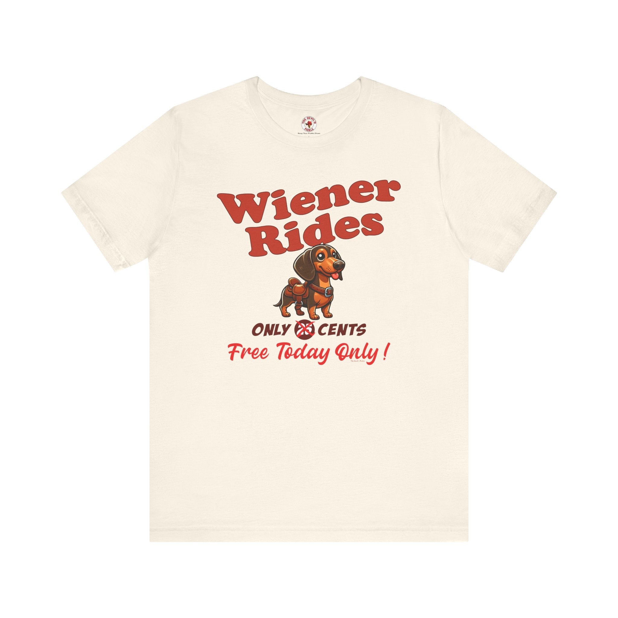 Free Wiener Rides T-Shirt