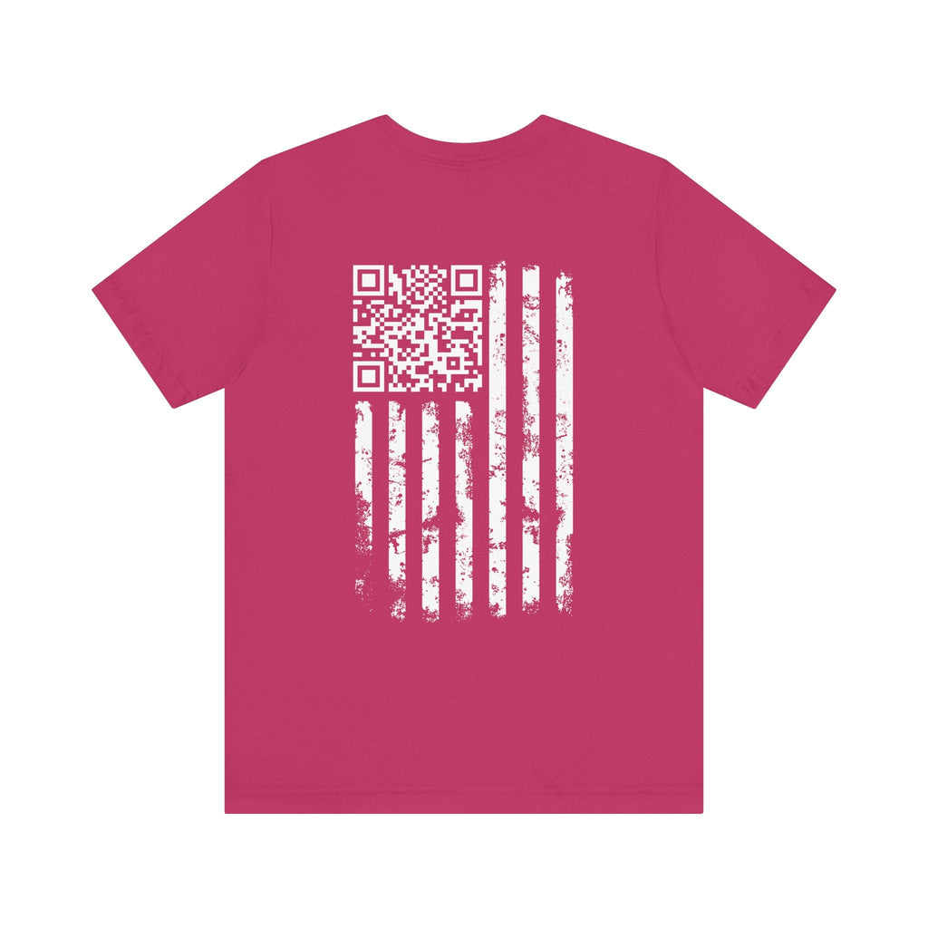 American Flag QR Code T-Shirt