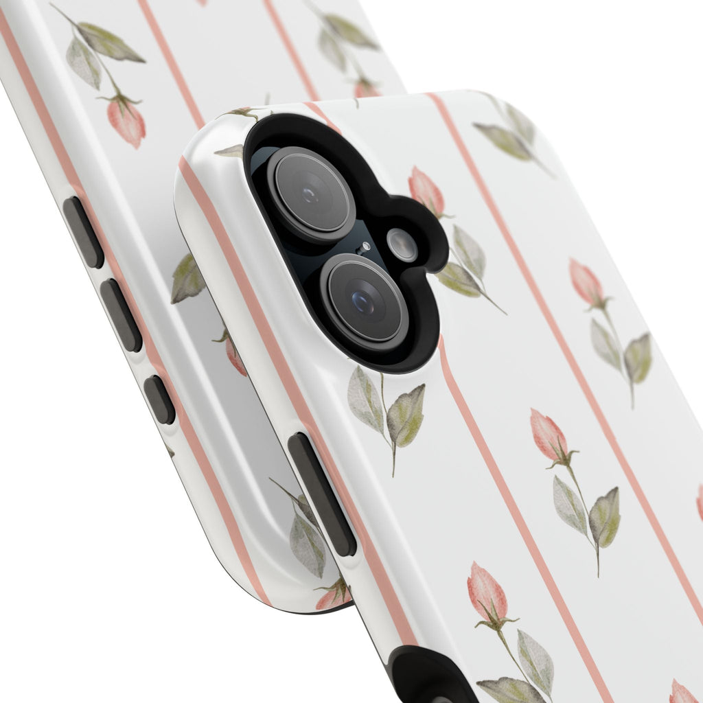 Customizable: Floral Impact-Resistant Phone Case, Chic Phone Cover
