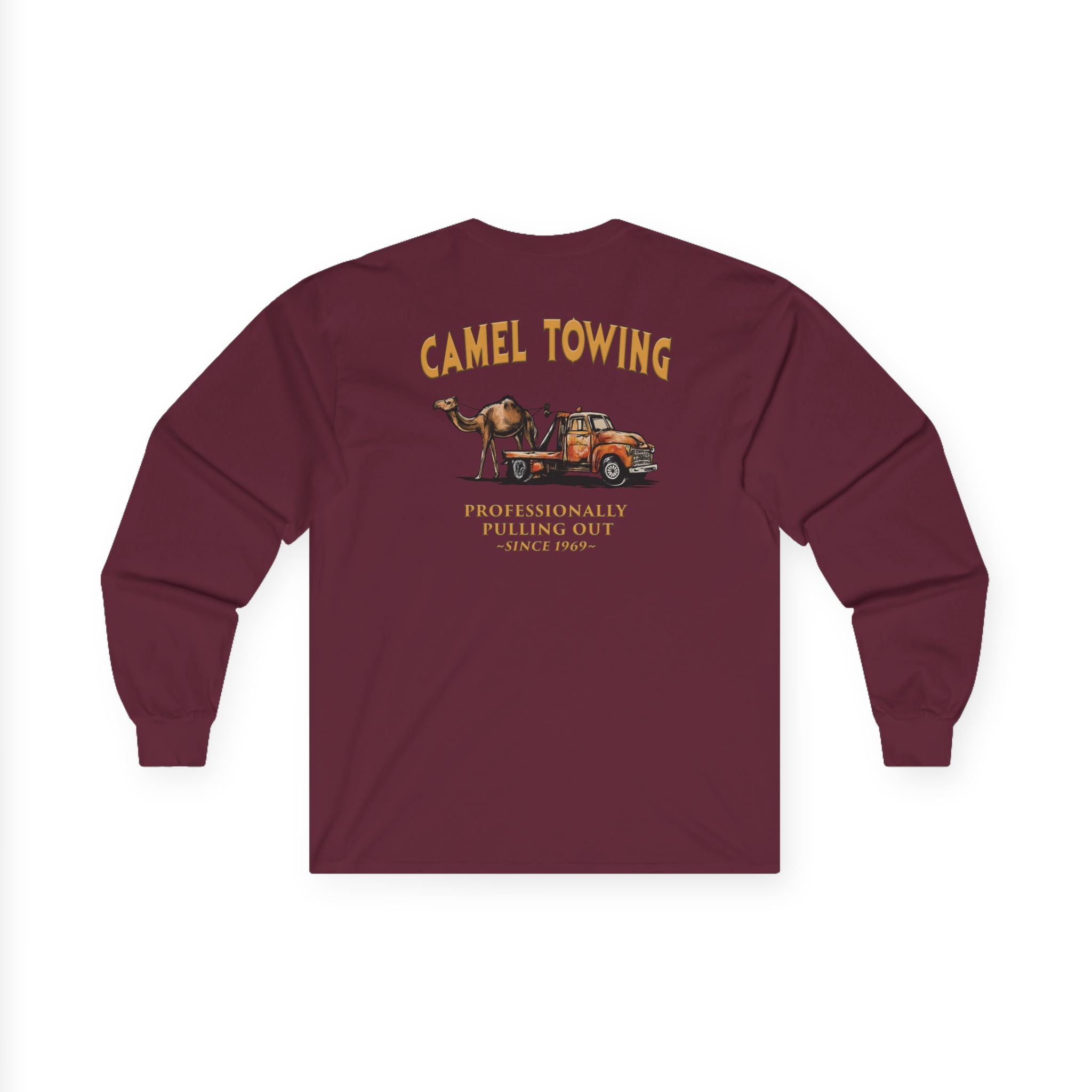 Camel Towing Back Long Sleeve Tee