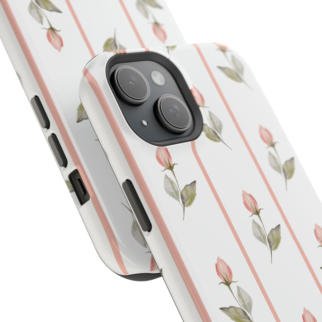 Customizable: Floral Impact-Resistant Phone Case, Chic Phone Cover