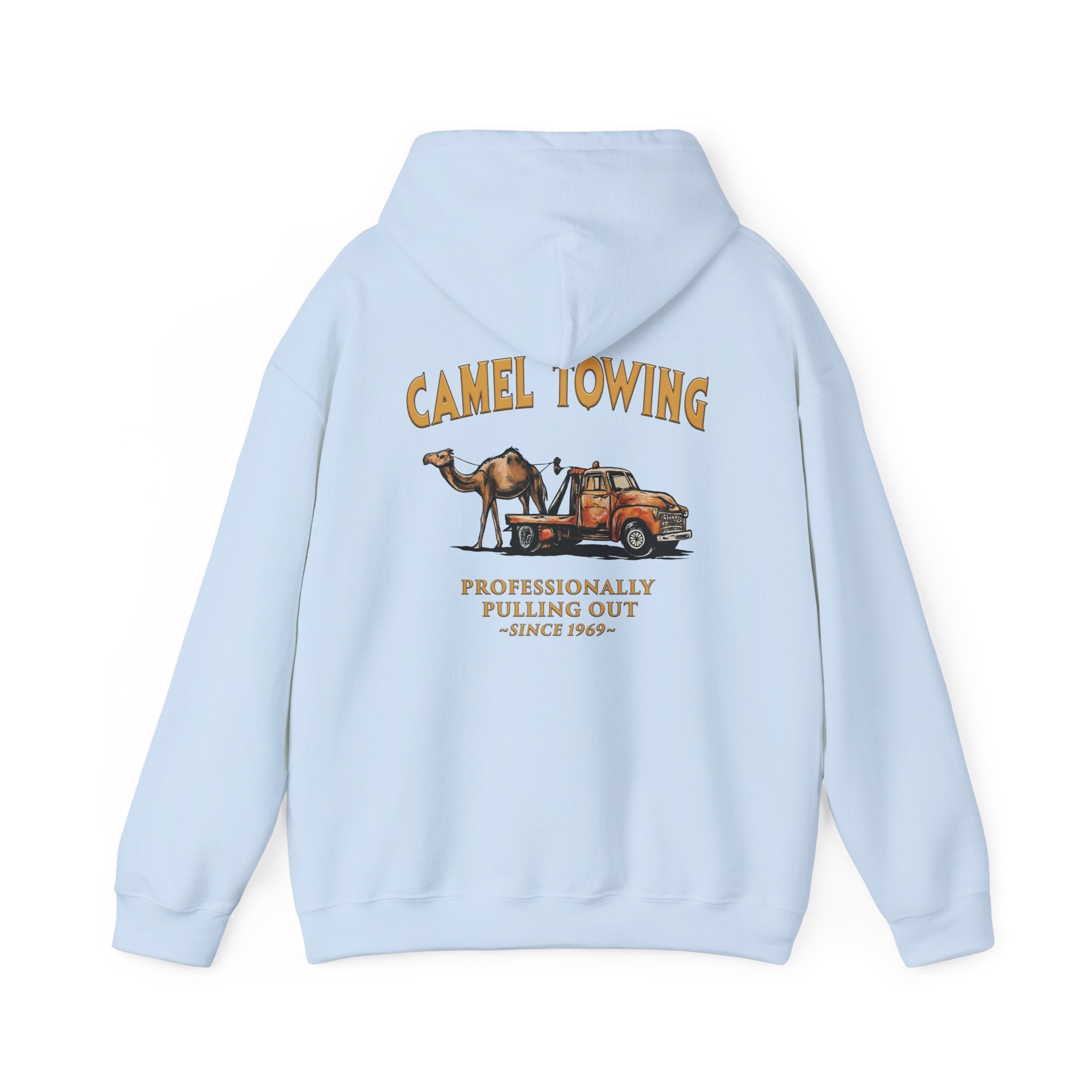 Camel Towing Back Hooded Sweatshirt