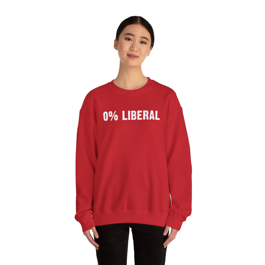 0% Liberal Crewneck Sweatshirt