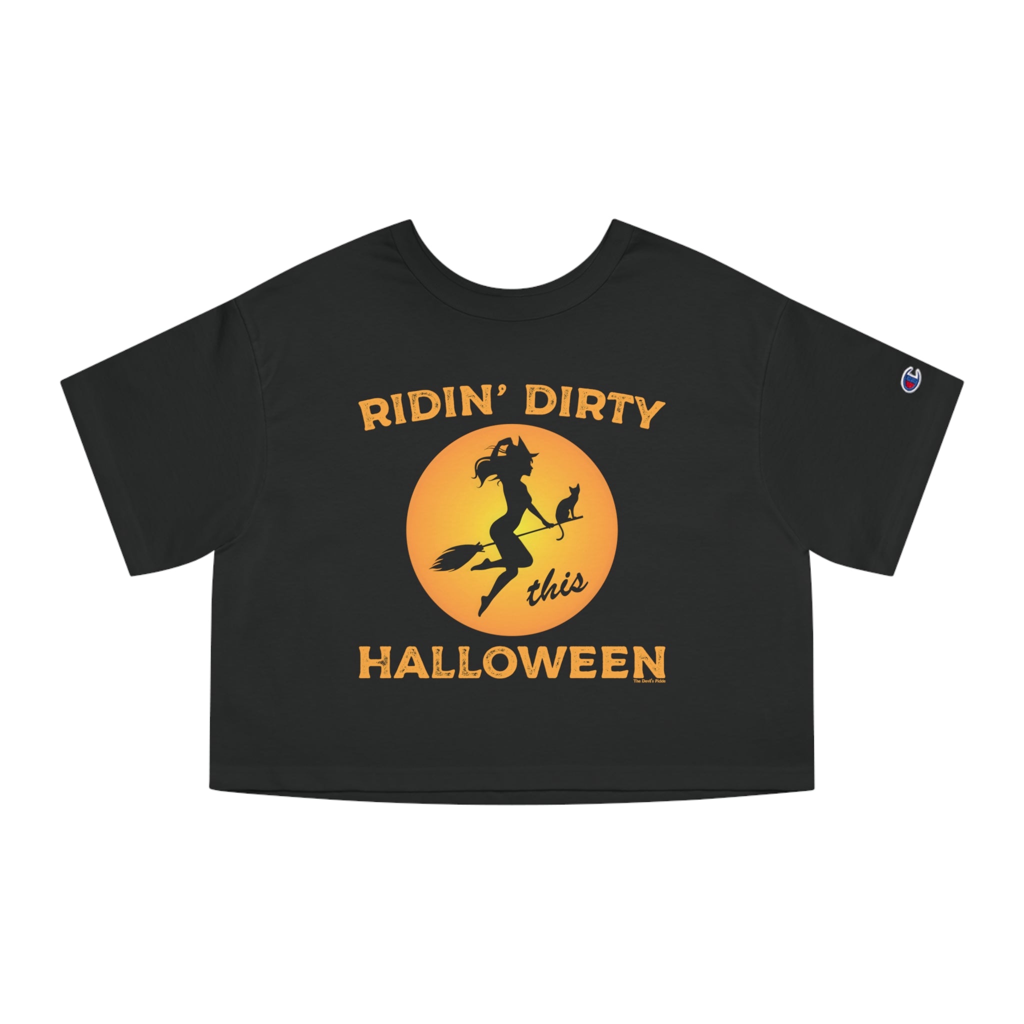Ridin' Dirty This Halloween Cropped T-Shirt