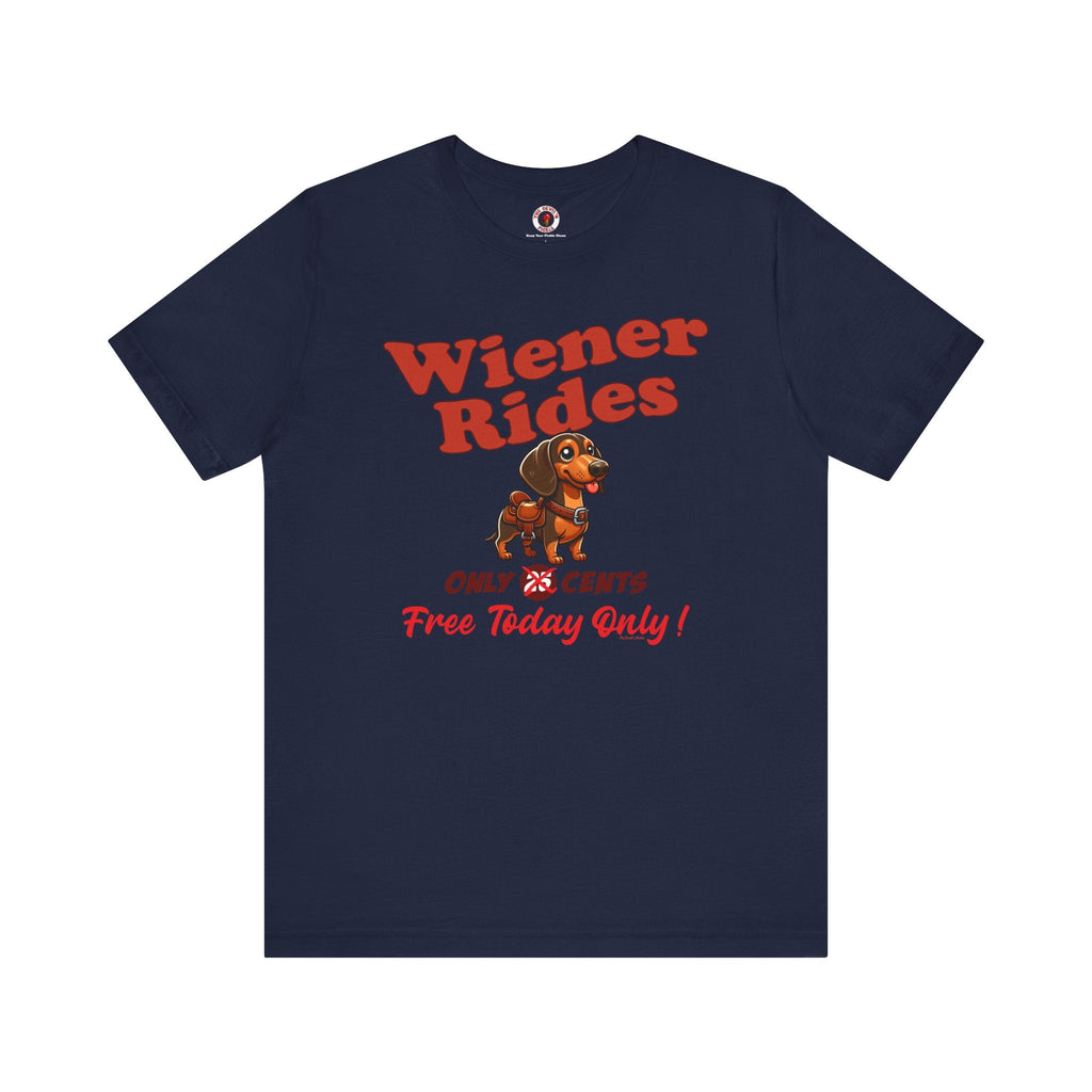 Free Wiener Rides T-Shirt
