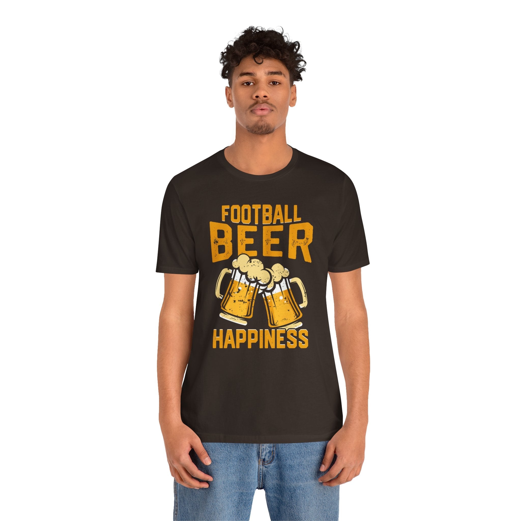 Football Beer and Happiness T-Shirt