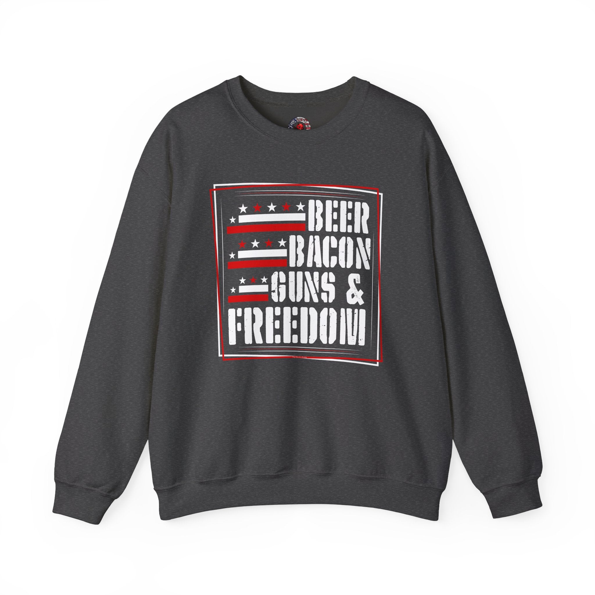 Beer Bacon Guns and Freedom Crewneck Sweatshirt