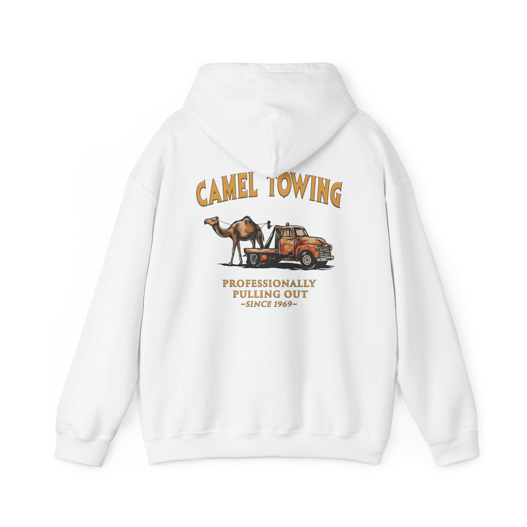 Camel Towing Back Hooded Sweatshirt