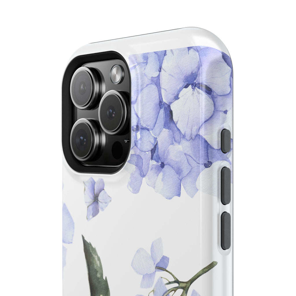 Customizable: Floral Purple Hydrangea Impact-Resistant Phone Case