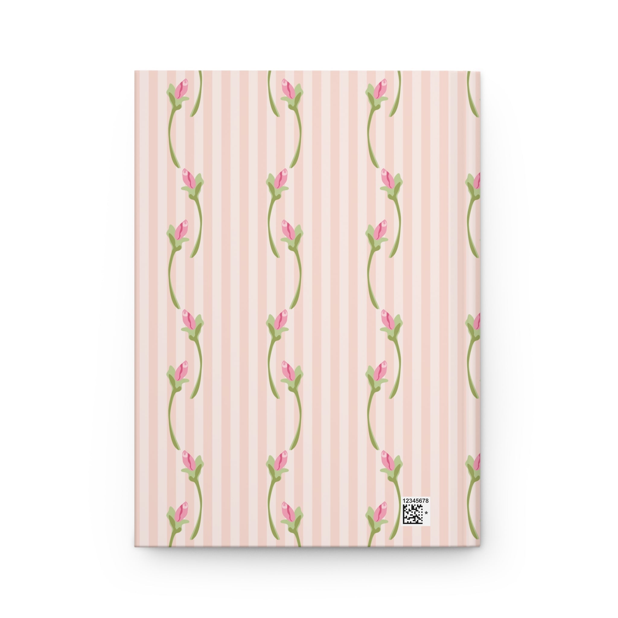 Customizable: Floral Hardcover Journal - Elegant Pink Floral Design, Floral Notebook, Personal Journal, Cute Diary, College Send off Gift