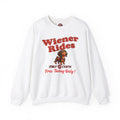 Free Wiener Rides Crewneck Sweatshirt