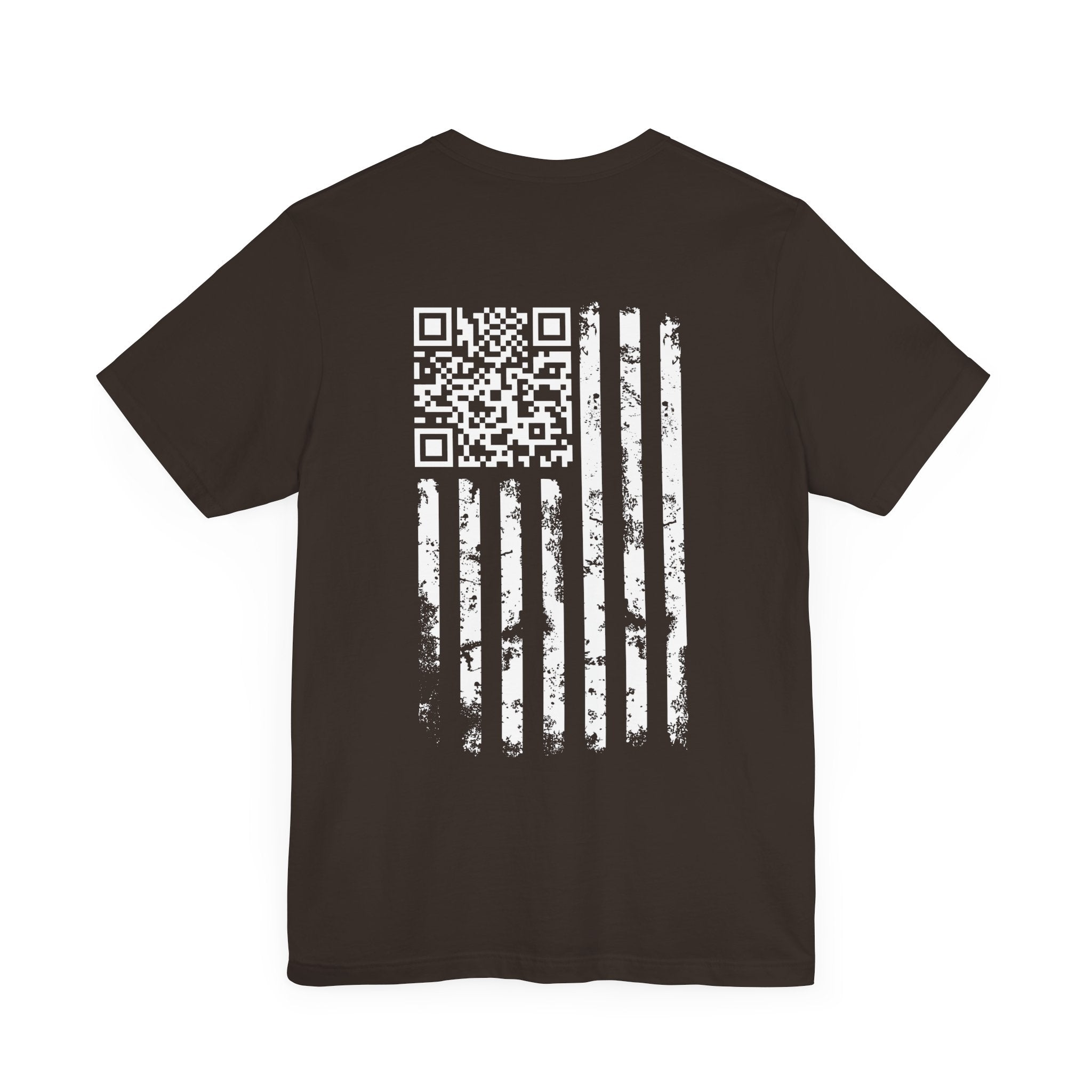 American Flag QR Code T-Shirt
