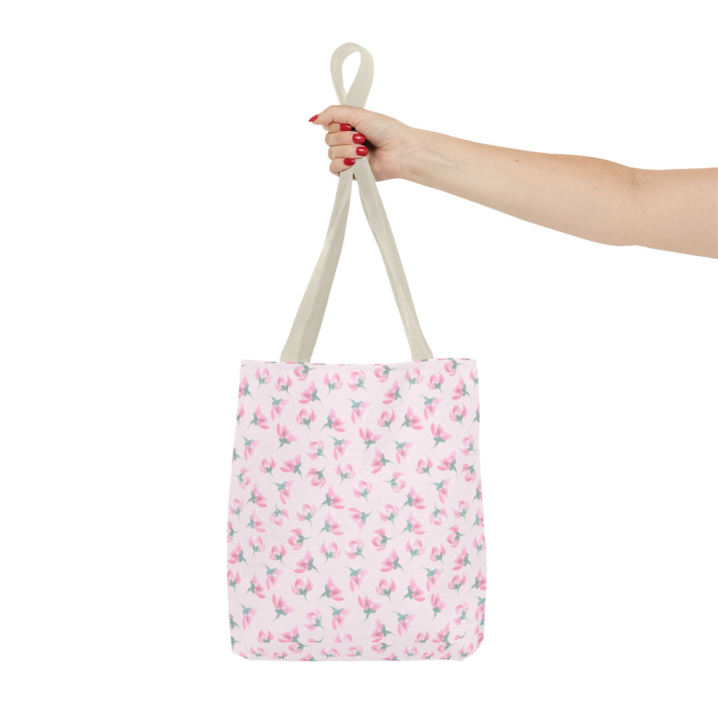 Customizable: Chic Floral Tote Bag, Versatile Shopping Bag, Pretty Grocery Tote, Cute Beach Bag, Stylish Gift for Her