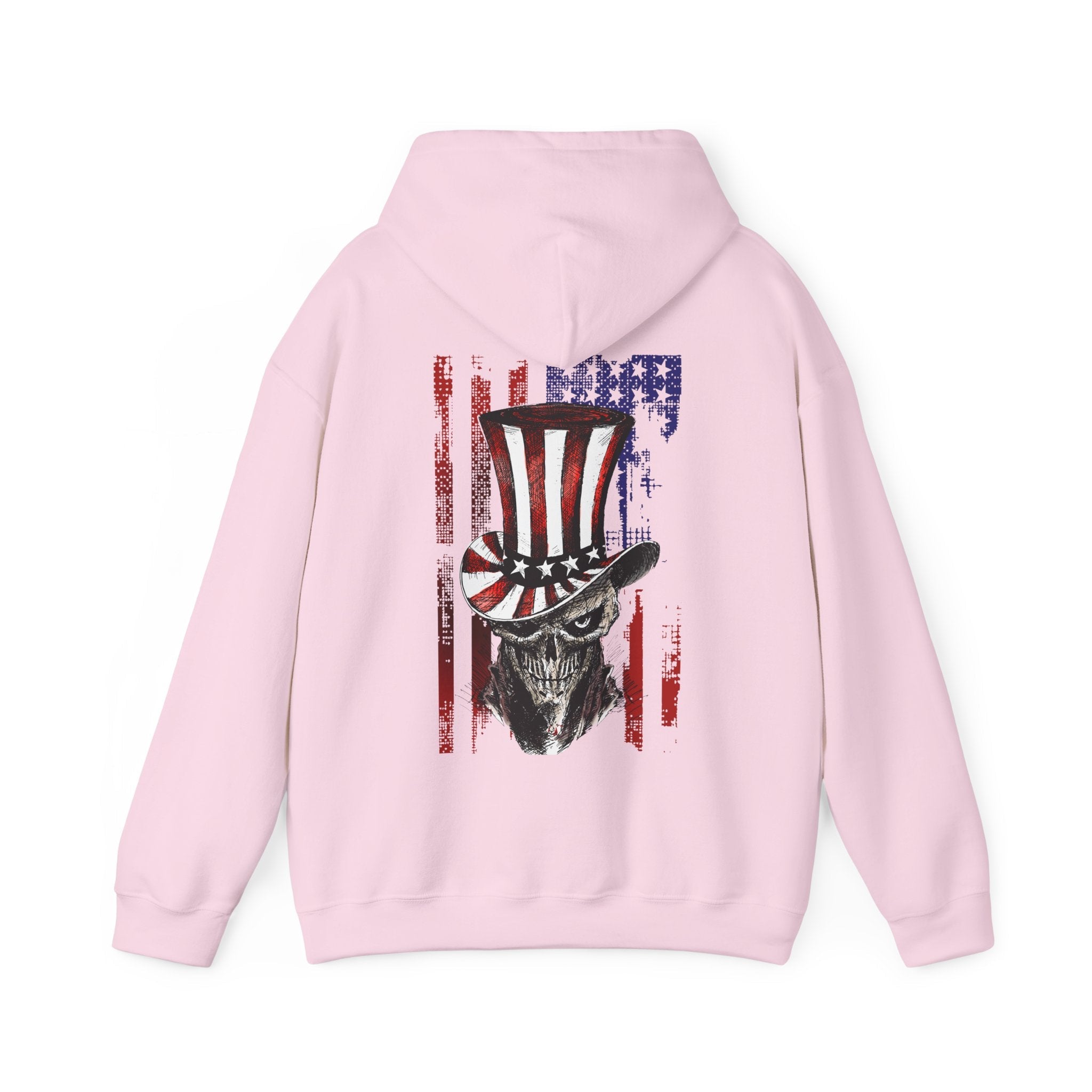 Patriotic Skull Hooded Sweatshirt