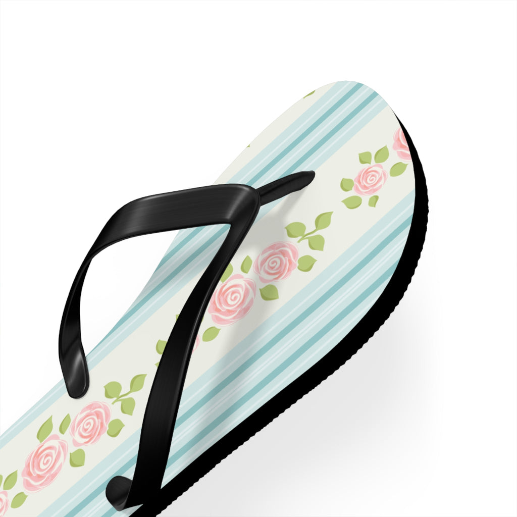 Customizable: Floral Flip Flops | Stylish Summer Sandals | Beach Footwear | Vacation Essentials | Poolside Comfort | Garden Party Sandals