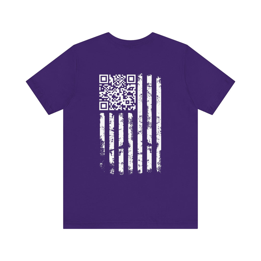 American Flag QR Code T-Shirt